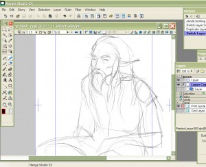Old Man Sketch Sketch of an Old Man